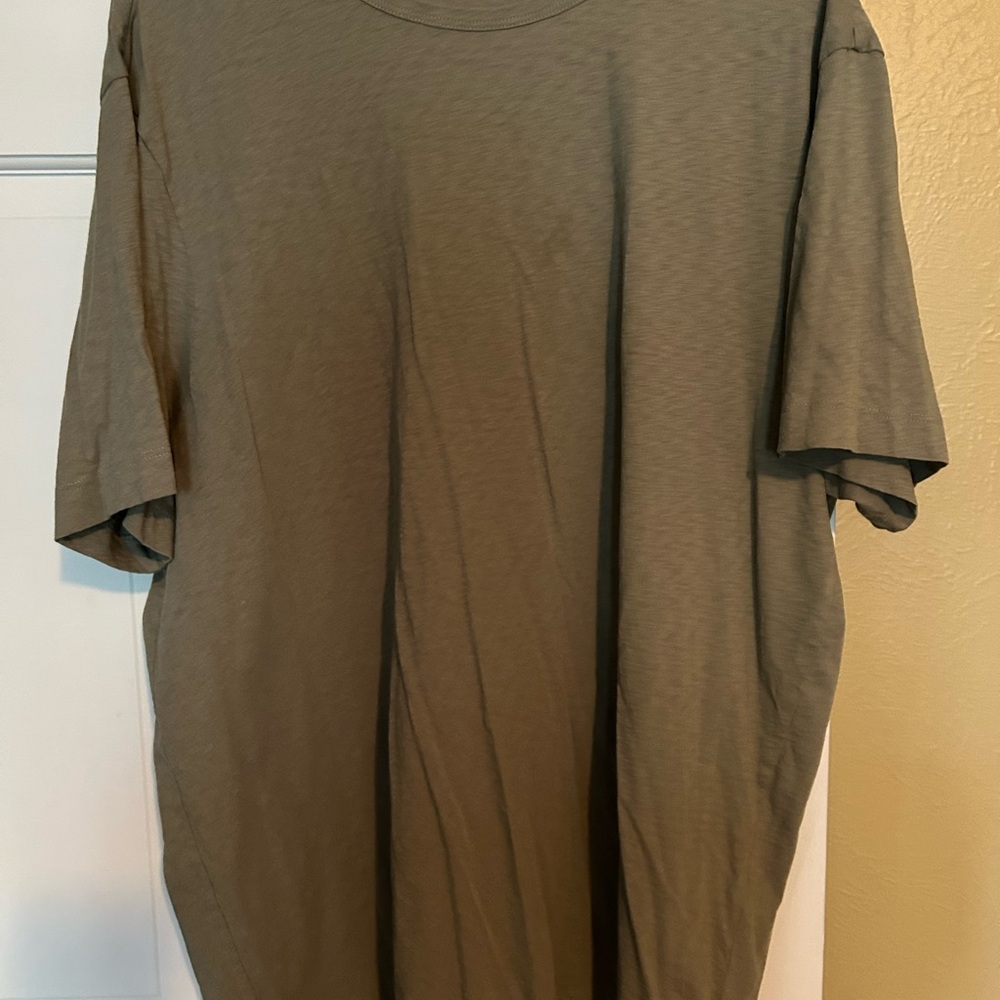 Theory Olive Short Sleeve Tee